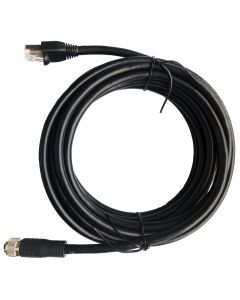 Sensor cable, 5 m, M12 and RJ45 connectors, PoE supported, AWG24 (0.2 mm2)