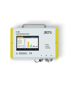 S130 particle counter, 0.3 < d ≤ 0.5 µm / 0.5 < d ≤ 1.0 µm / 1.0 < d ≤ 5.0 µm, with display, data logger, software S4A