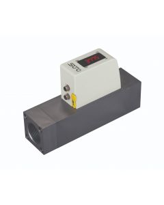 S418, DN32-P, thermal mass flow meter with integrated pressure sensor, data logger, flow ± (1.5% .RDG+0.3% F.S.), pressure sensor 0 ... 1.0 MPa 1% F.S. , 24 VDC, incl. 5 m cable M8 plug/open end