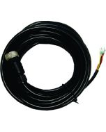 Sensor cable 10 m, with M12 connector, open conductors, AWG24 (0.2 mm2)